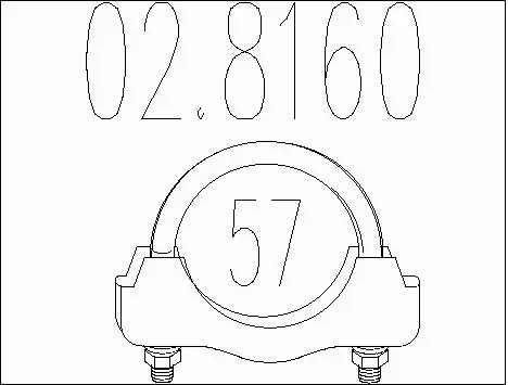 Pipe Connector, exhaust system (02.8160)