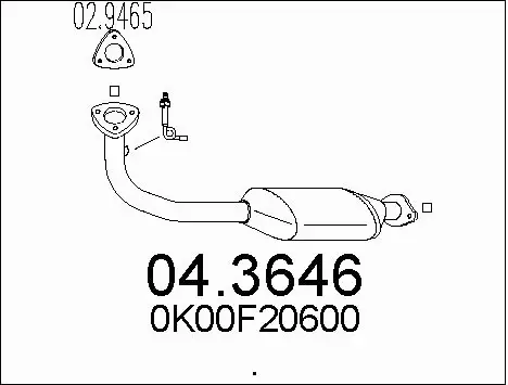 Catalytic Converter (04.3646)