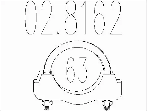 Pipe Connector, exhaust system (02.8162)