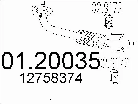 Exhaust Pipe (01.20035)