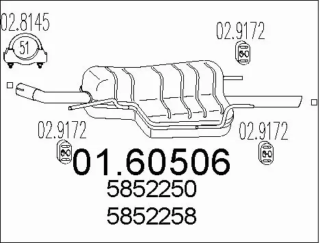 Rear Muffler (01.60506)