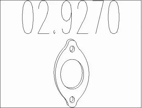 Gasket, exhaust pipe (02.9270)