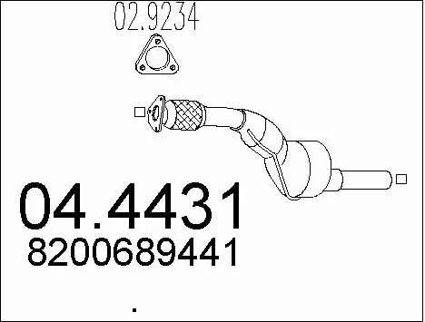 Catalytic Converter (04.4431)