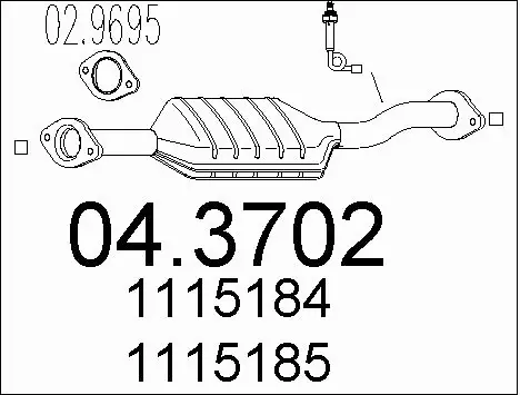 Catalytic Converter (04.3702)