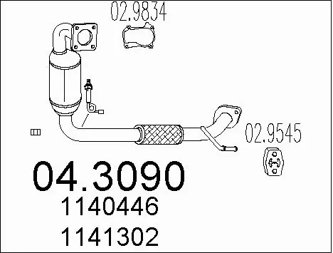 Catalytic Converter (04.3090)