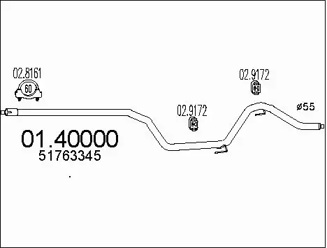 Exhaust Pipe (01.40000)