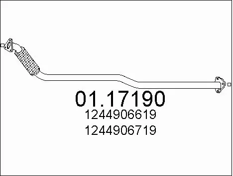 Exhaust Pipe (01.17190)