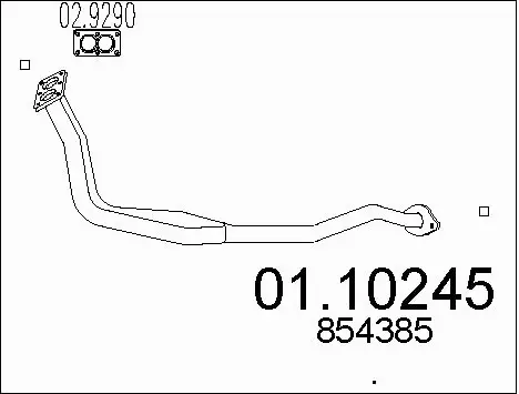 Exhaust Pipe (01.10245)