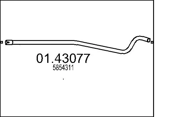 Exhaust Pipe (01.43077)