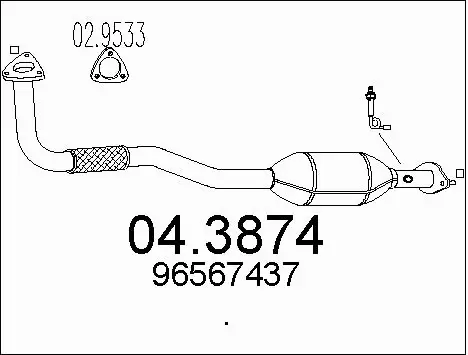 Catalytic Converter (04.3874)