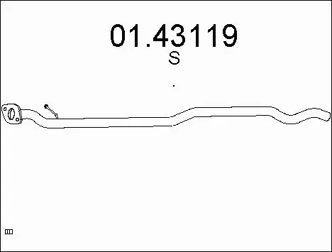 Exhaust Pipe (01.43119)