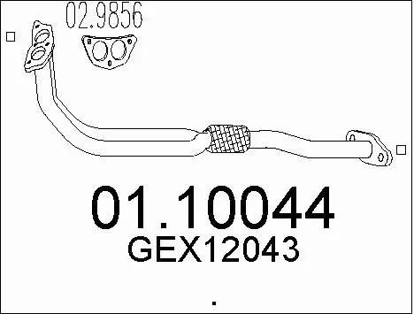 Exhaust Pipe (01.10044)