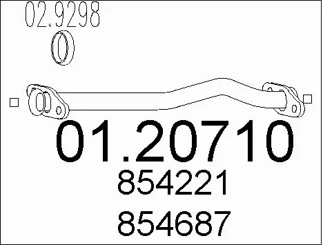 Exhaust Pipe (01.20710)