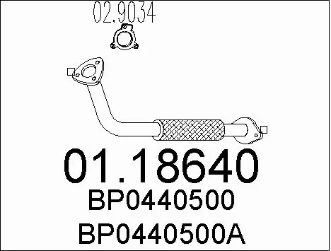 Exhaust Pipe (01.18640)