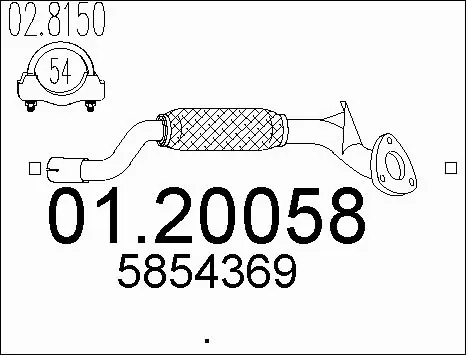 Exhaust Pipe (01.20058)