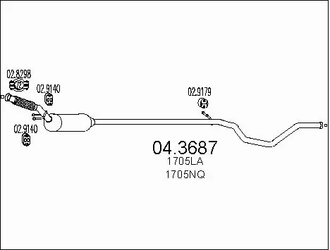 Catalytic Converter (04.3687)
