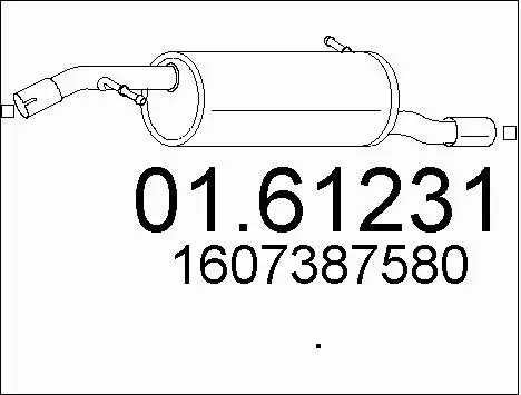 Rear Muffler (01.61231)