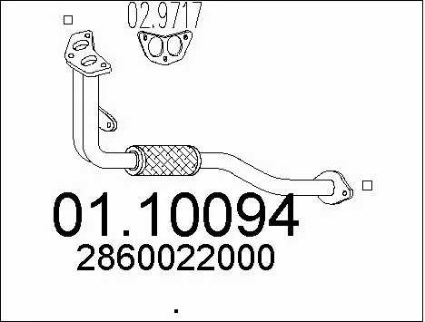 Exhaust Pipe (01.10094)