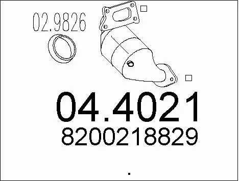 Catalytic Converter (04.4021)
