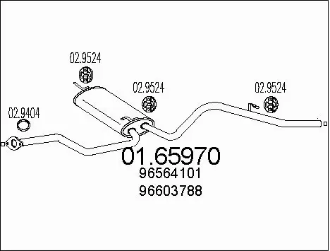 Rear Muffler (01.65970)