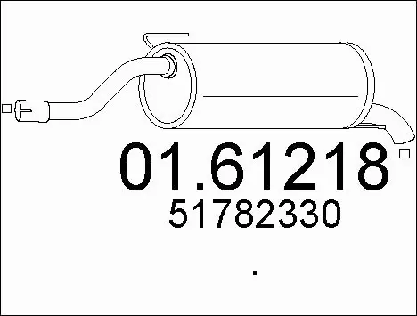 Rear Muffler (01.61218)