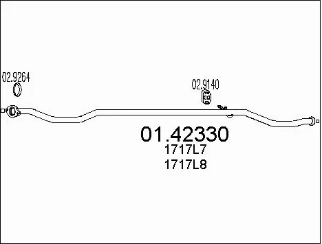 Exhaust Pipe (01.42330)