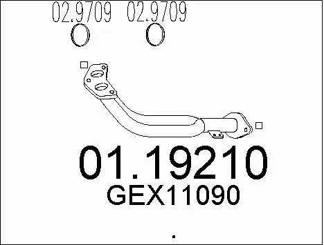 Exhaust Pipe (01.19210)