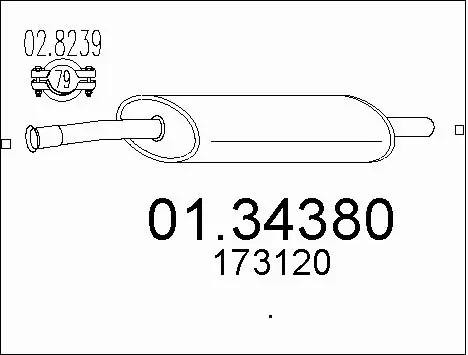 Front Muffler (01.34380)