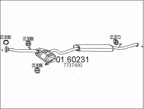 Rear Muffler (01.60231)