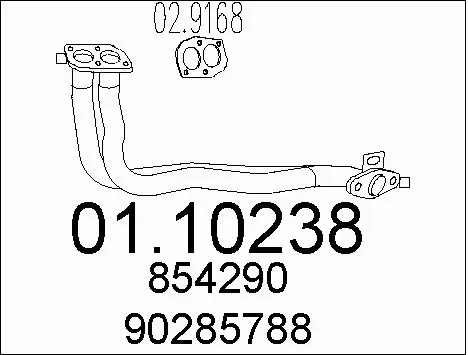 Exhaust Pipe (01.10238)