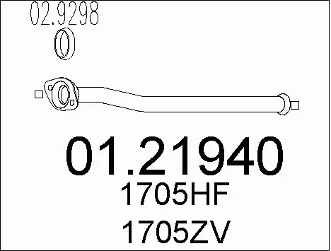 Exhaust Pipe (01.21940)