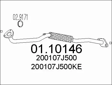 Exhaust Pipe (01.10146)