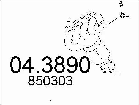 Catalytic Converter (04.3890)