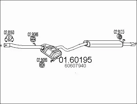 Rear Muffler (01.60195)