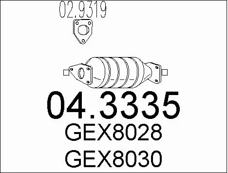 Catalytic Converter (04.3335)