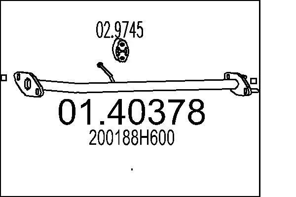 Exhaust Pipe (01.40378)