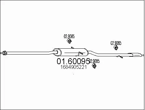 Rear Muffler (01.60095)