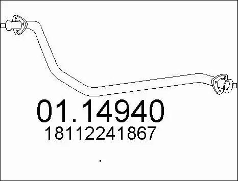 Exhaust Pipe (01.14940)