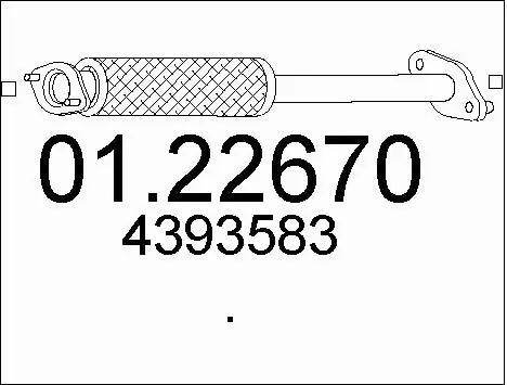 Exhaust Pipe (01.22670)