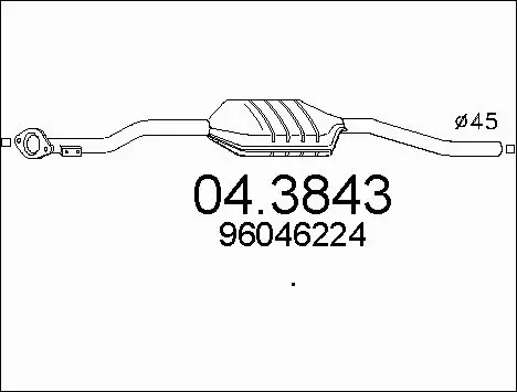Catalytic Converter (04.3843)