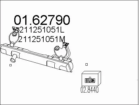 Rear Muffler (01.62790)