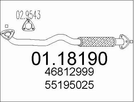 Exhaust Pipe (01.18190)