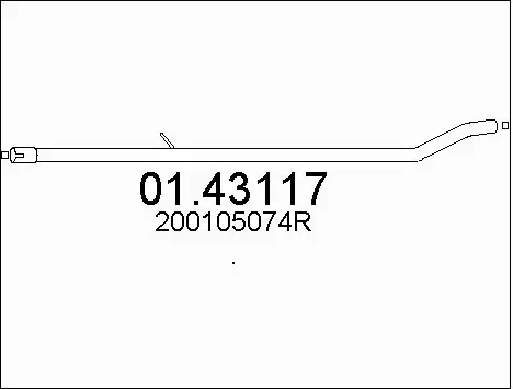 Exhaust Pipe (01.43117)