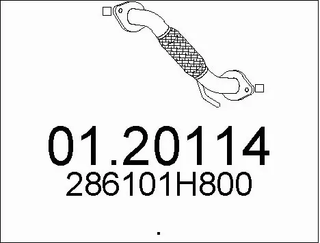 Exhaust Pipe (01.20114)