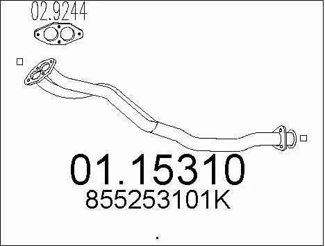 Exhaust Pipe (01.15310)