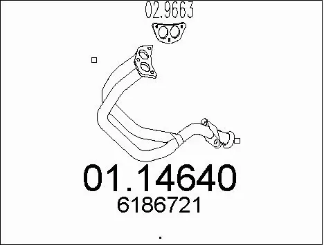 Exhaust Pipe (01.14640)
