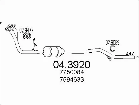 Catalytic Converter (04.3920)