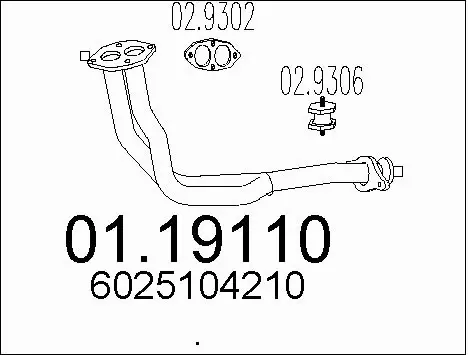 Exhaust Pipe (01.19110)
