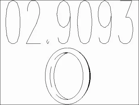 Rubber Buffer, muffler (02.9093)