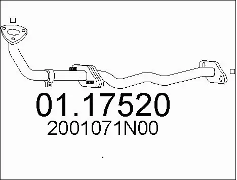 Exhaust Pipe (01.17520)